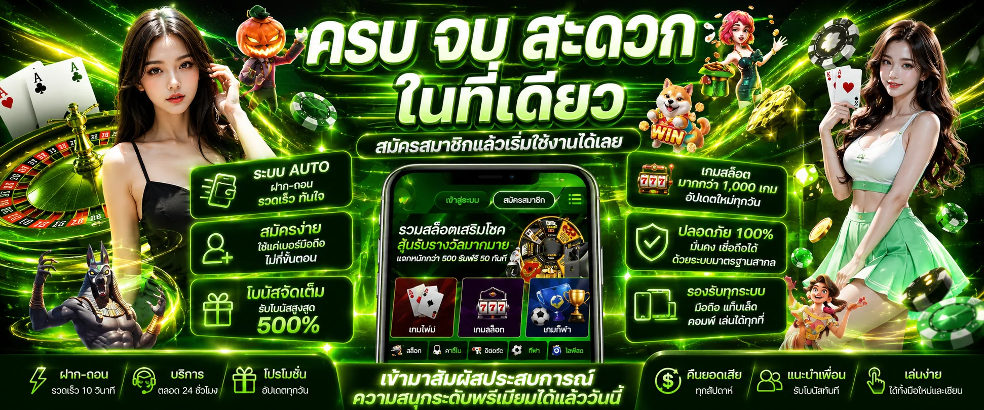 แบนเนอร์โปรโมชั่นสมาชิกใหม่ PG.CASH ฝากถอนออโต้
